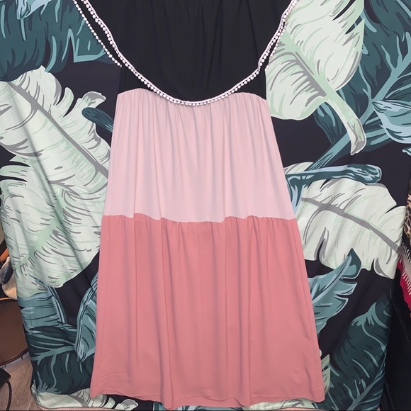 Egy California Women’s Plus Size Boho Bohemian Multi-Color Maxi Dress Size 3XL - Picture 9 of 10